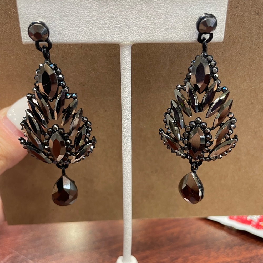 Black earrings